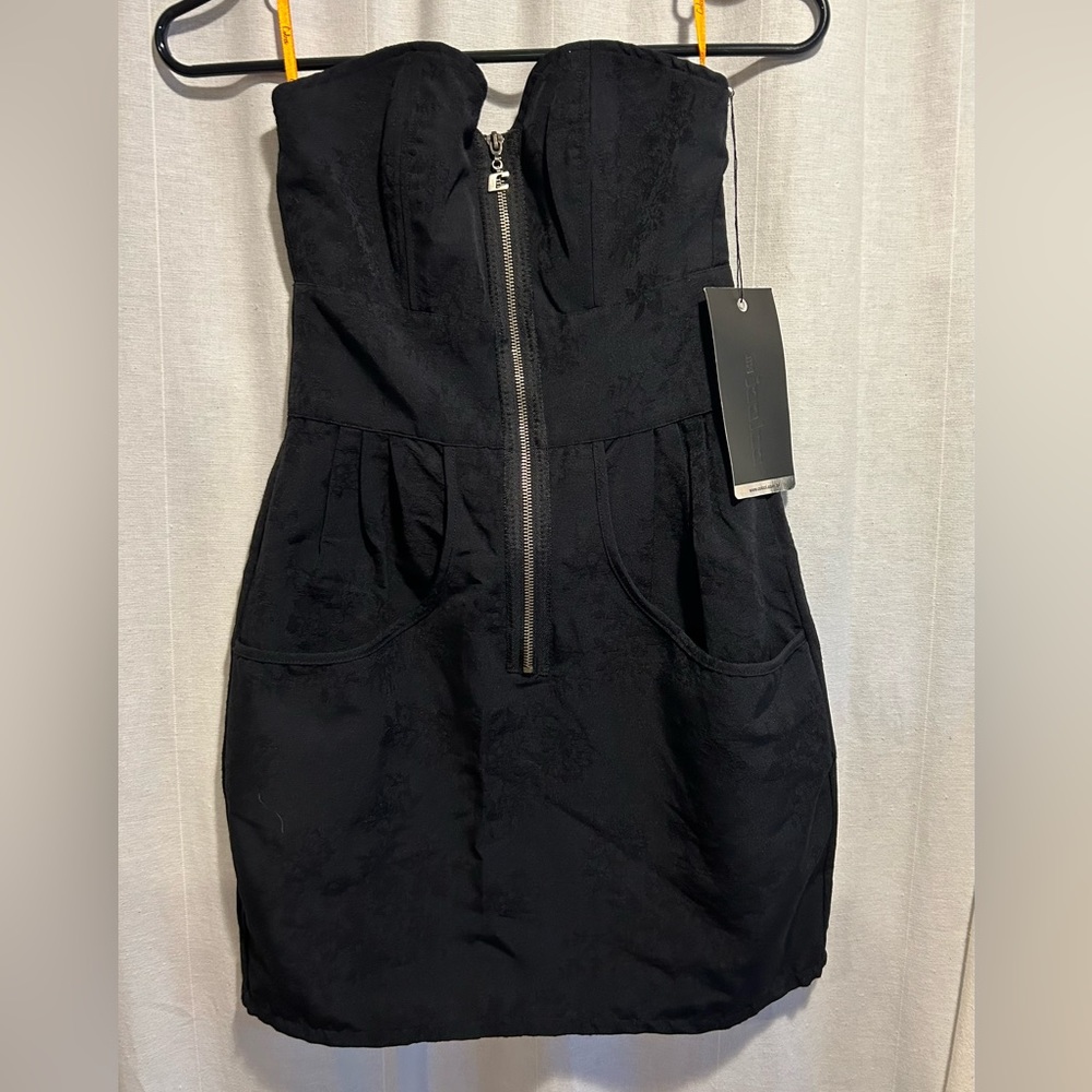 Colcci Dress, damask heart shaped strapless dress